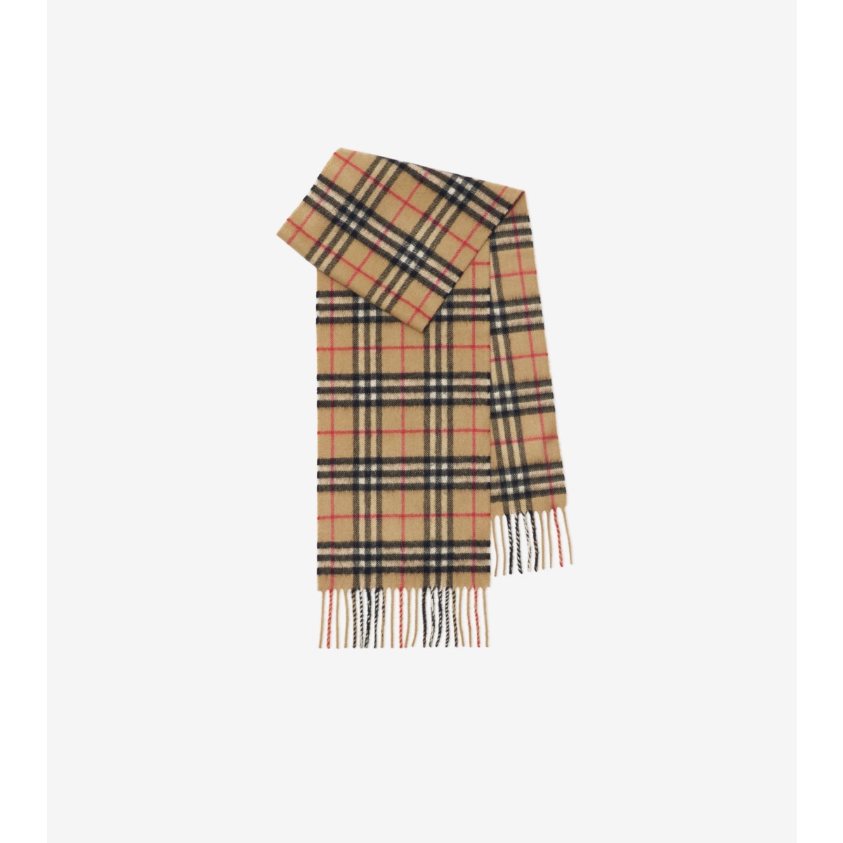  Check Cashmere Scarf