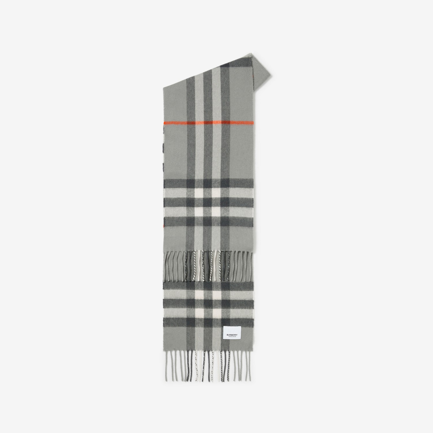 Check Cashmere Scarf in Vintage Grey - Children | Burberry® Official