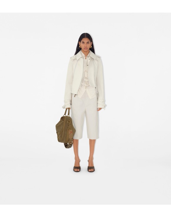 Bonded Cotton Trench Jacket