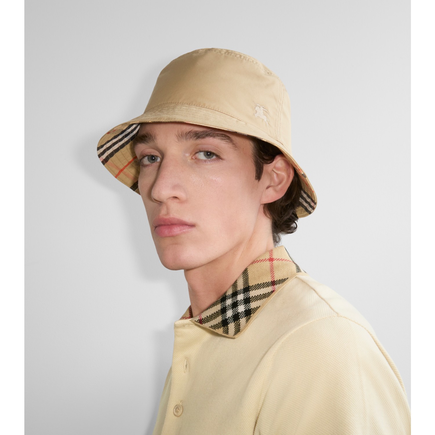 Reversible Gabardine Bucket Hat