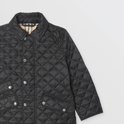 burberry quilted jacket long
