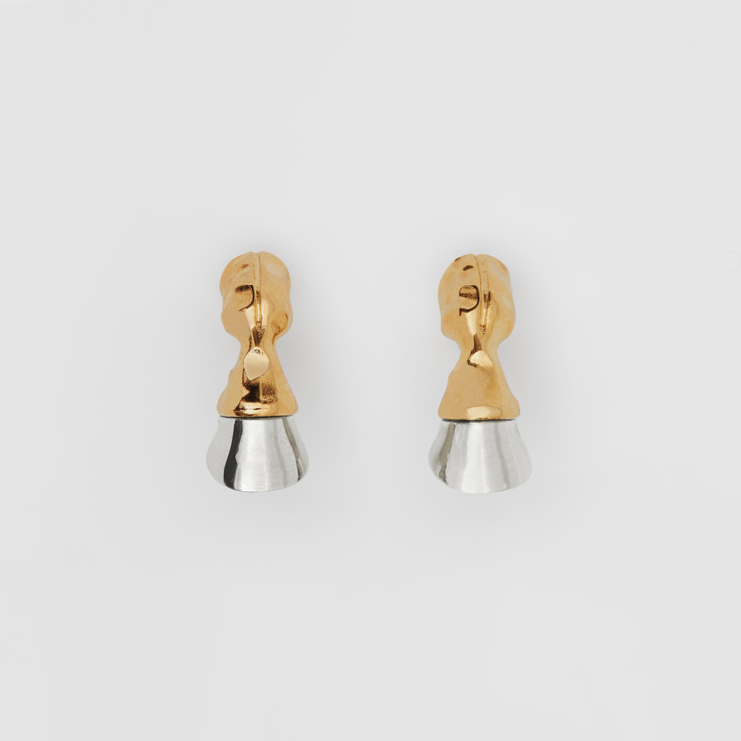 Gold and Palladium-plated Hoof Earrings in Palladio/light - Women ...