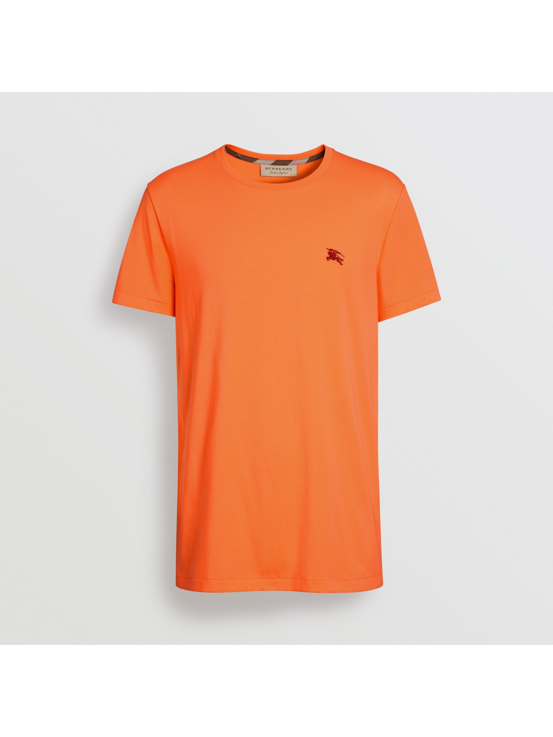 bright orange cotton jersey t-shirt image31