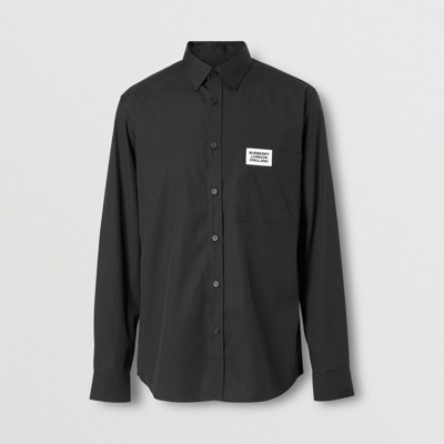black burberry dress shirt