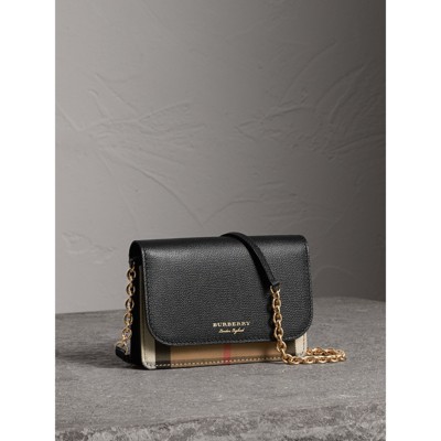 burberry embossed crest small leather tote