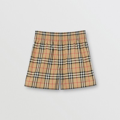 burberry cotton shorts