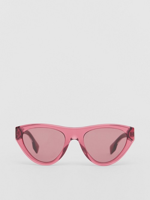 BURBERRY Triangular Frame Sunglasses
