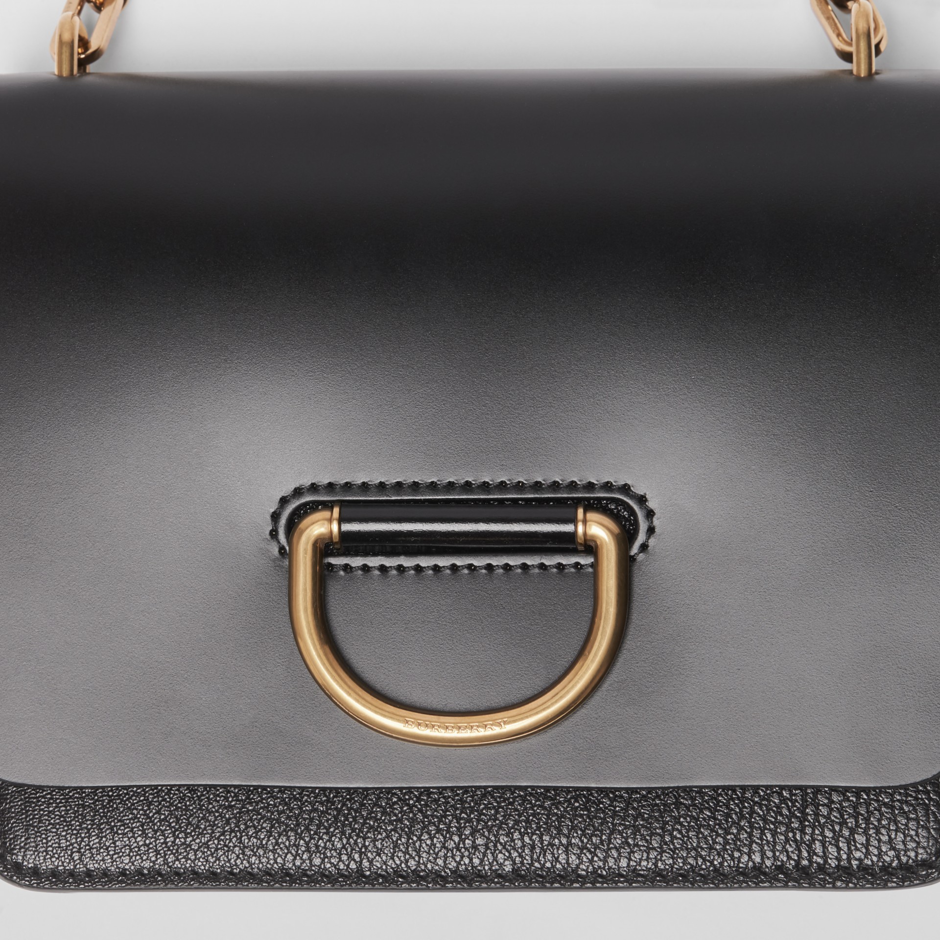 The Small Leather Dring Bag in Black Women Burberry United States