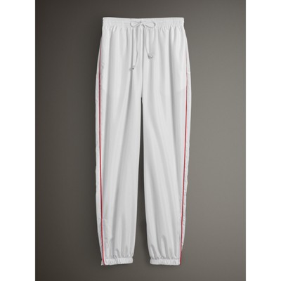 burberry pants white