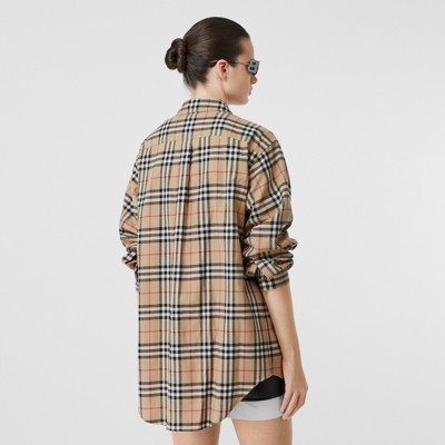 burberry flannel womens