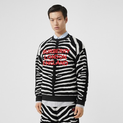 mens burberry crew neck sweater