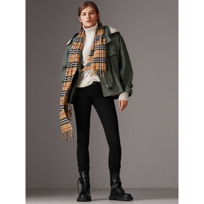 burberry shawl with pockets