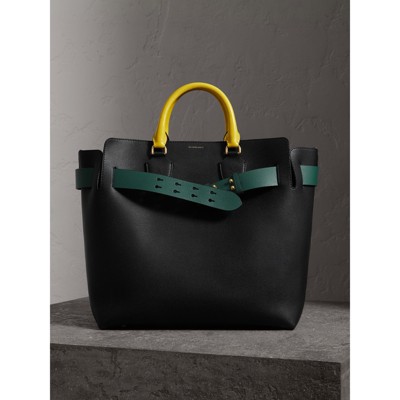 burberry tote bag green