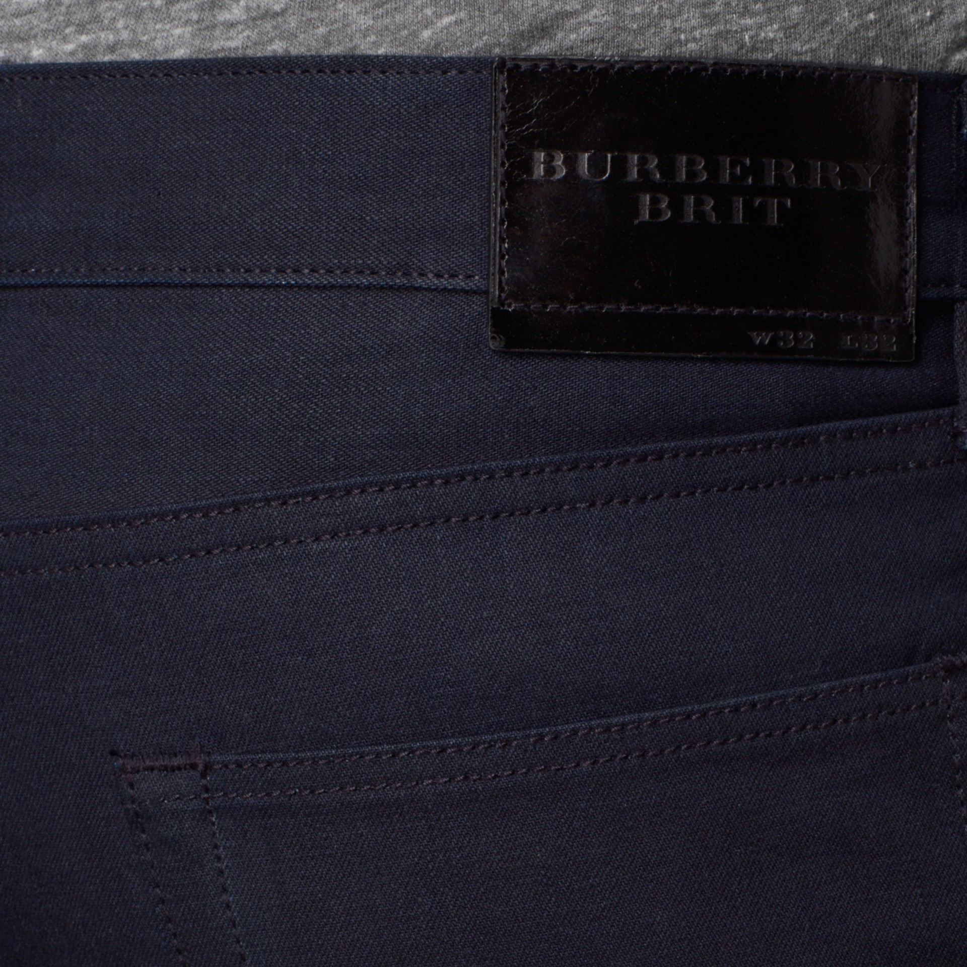 Slim Fit Saturated Selvedge Jeans in Dark Indigo - Men | Burberry ...