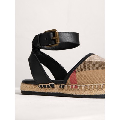 burberry espadrille sandals