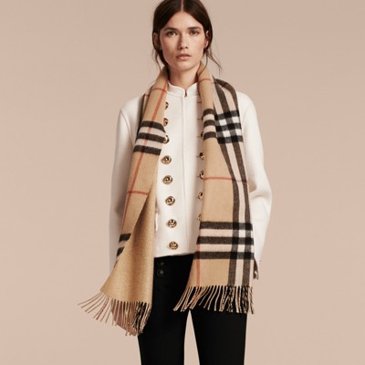 thumbnail image 2 of DG Cashmere Unisex Multi-Color Checked Scarf – Cashmere Feel, 100% Acrylic 2 of 3