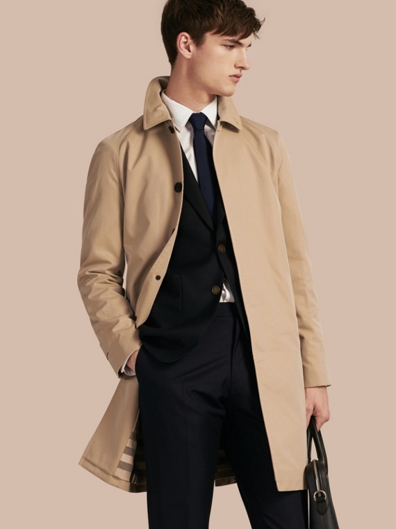 Trench Coats For Men Burberry The Westminster Long Heritage Trench Coat Navy