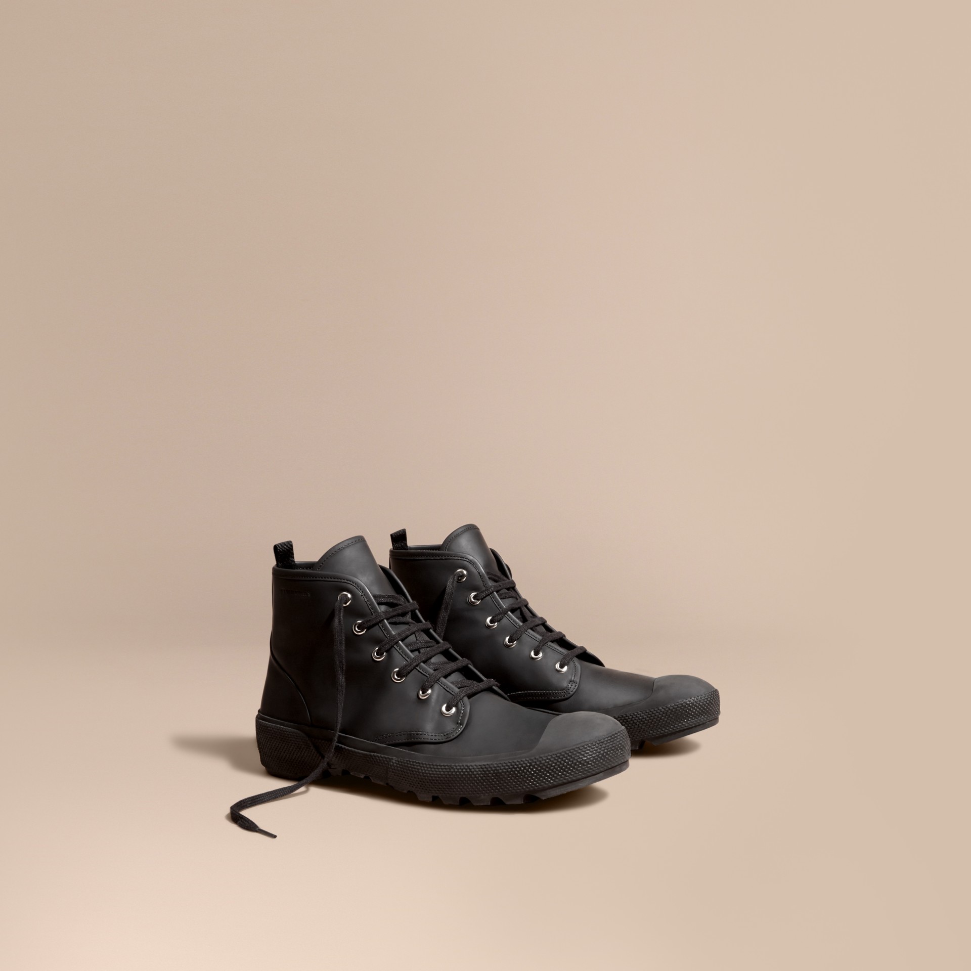 burberry lace up boots
