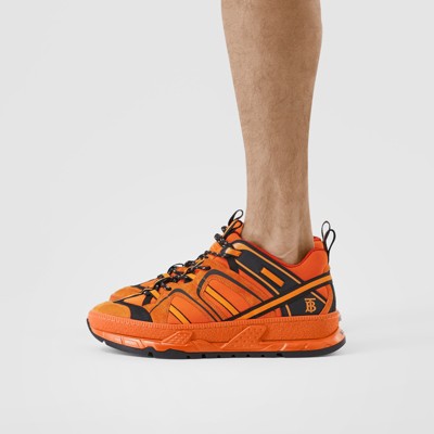 bright orange sneakers