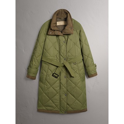 burberry jacket green