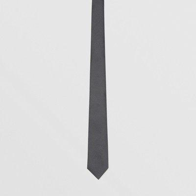 grey burberry tie