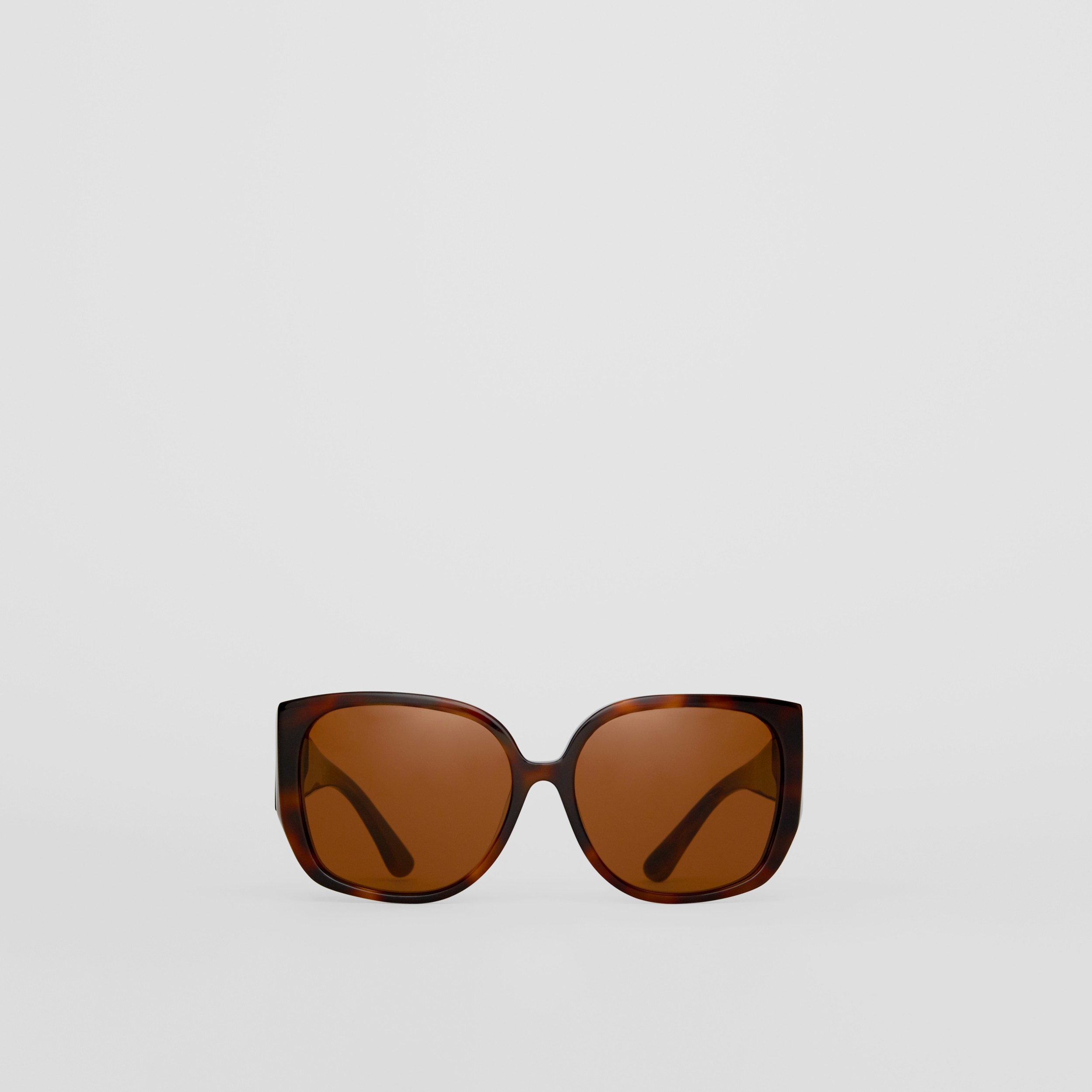 Oversized Butterfly Frame Sunglasses in Tortoiseshell - Women | Burberry® Official - 1