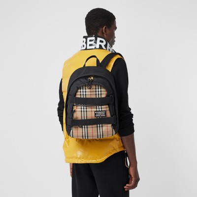 burberry vintage check backpack