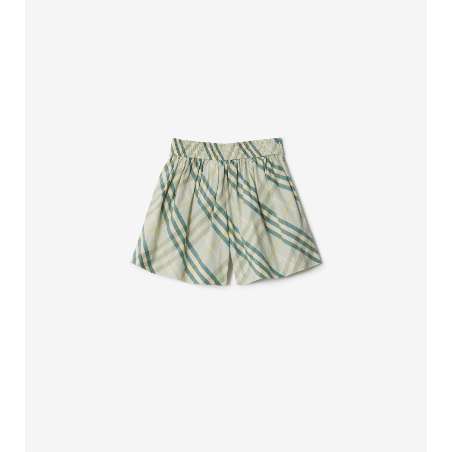 Check Cotton Shorts