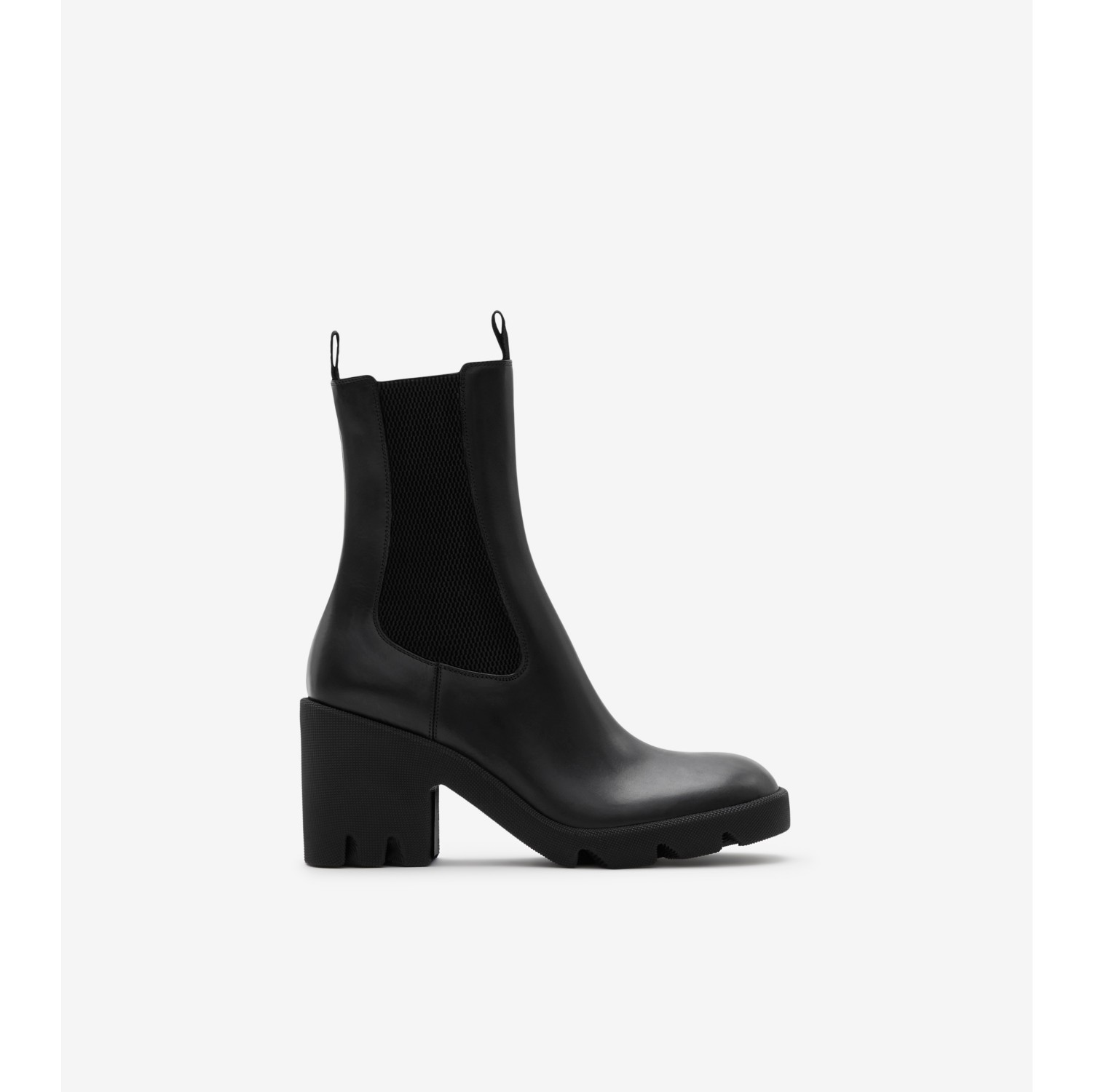 Black chunky outlet heel chelsea boots