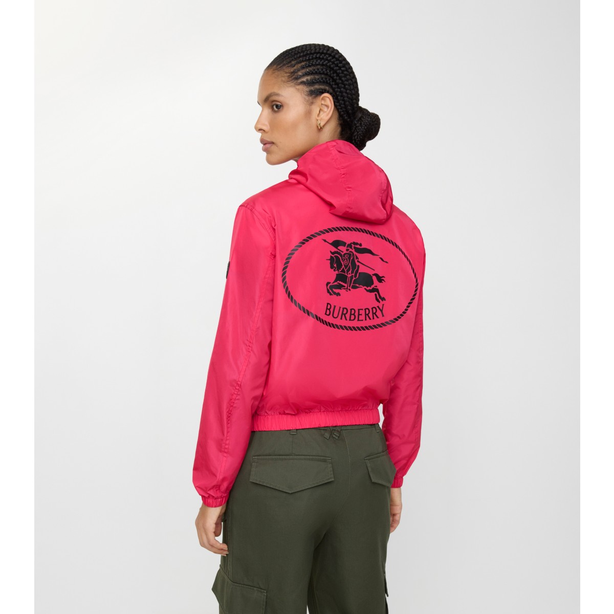  Printed Nylon Nelson Hooded Jacket