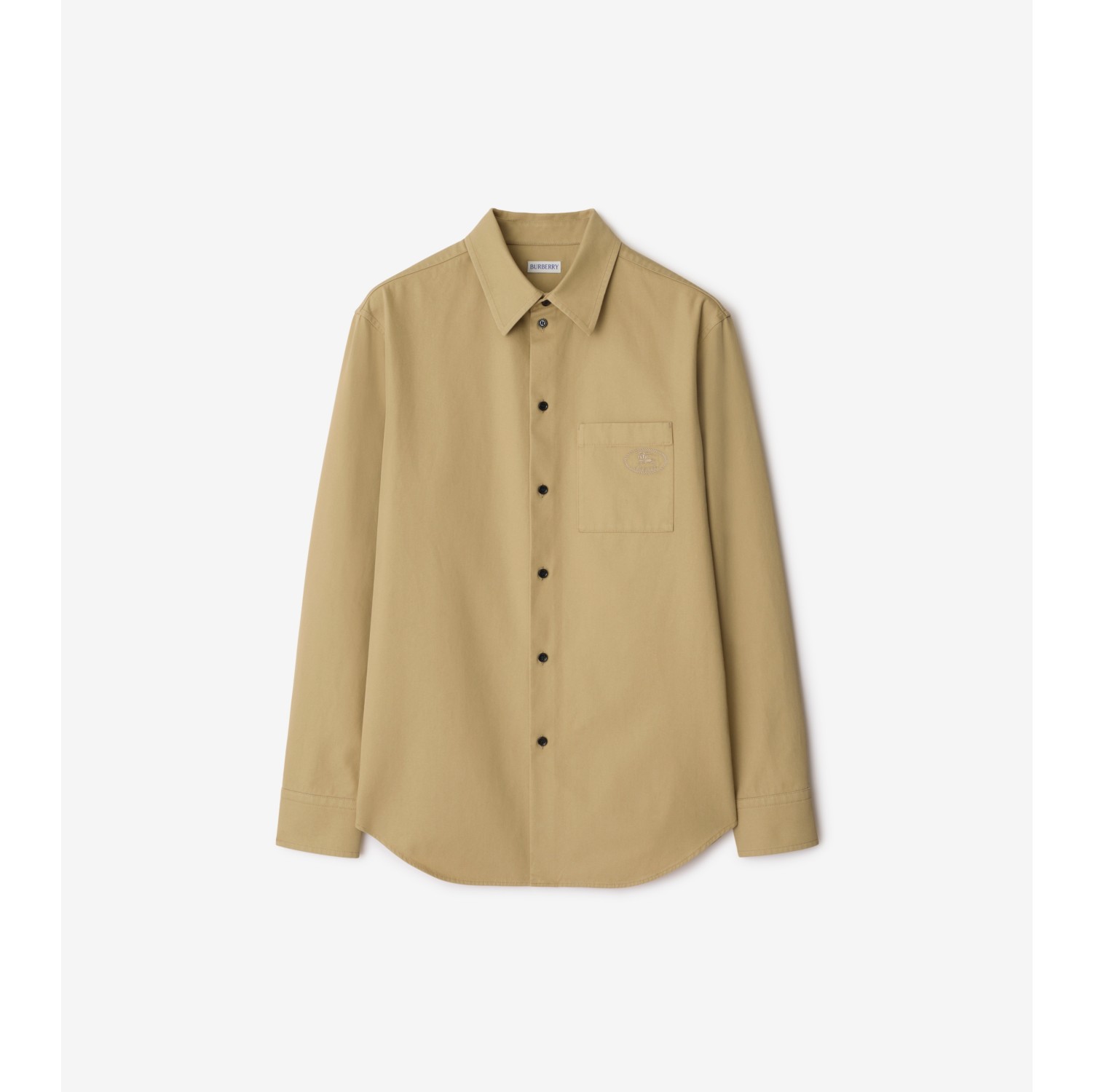 Legere Hemdjacke aus Gabardine