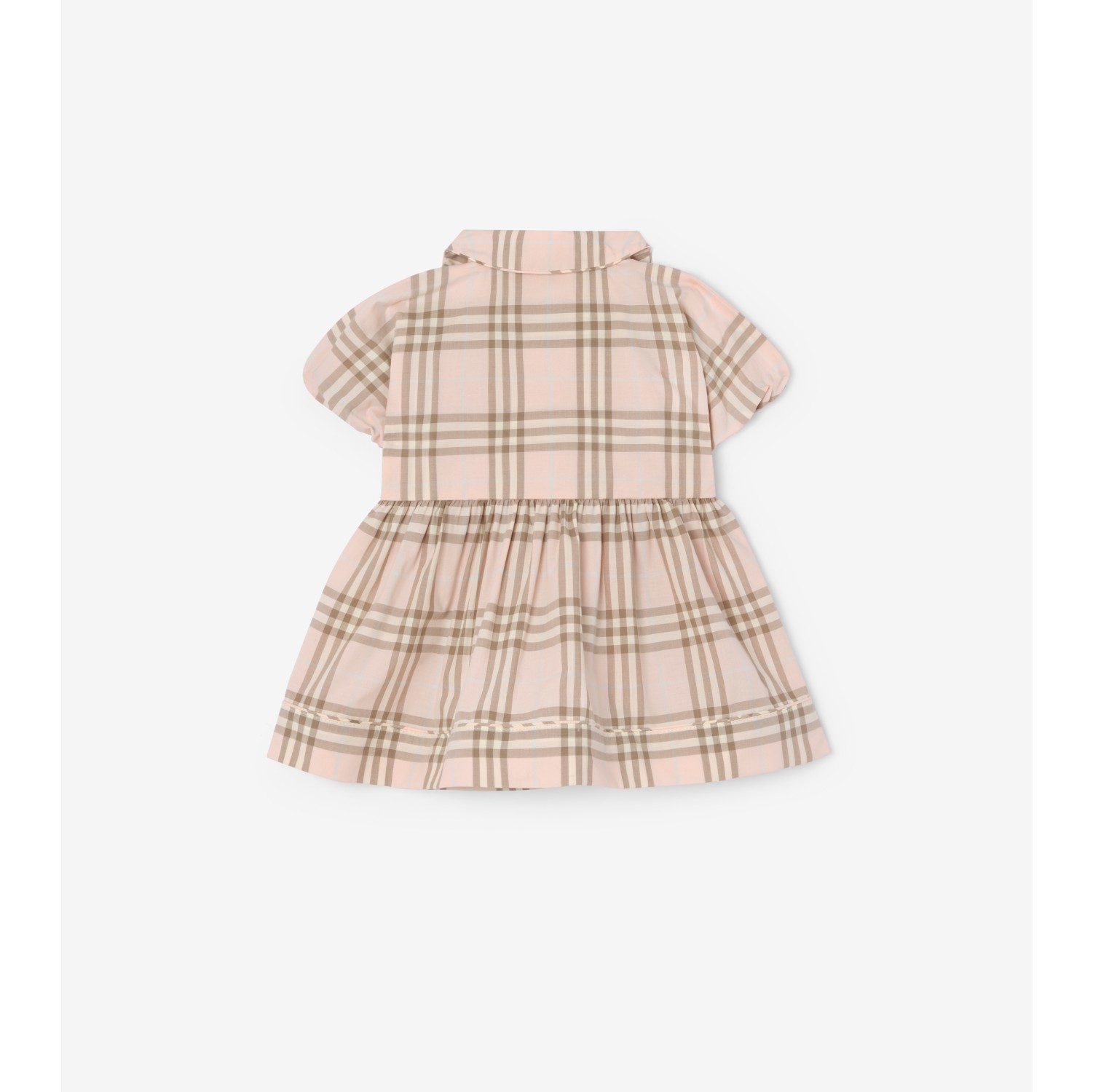 Check Cotton Dress with Bloomers in Archive pink - Children