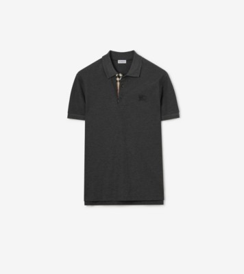caprice 　BURBERRY ブラック ポロシャツ BURBERRY（バーバリー） ポロシャツ EDDIE TB 8055228 メンズ 半袖