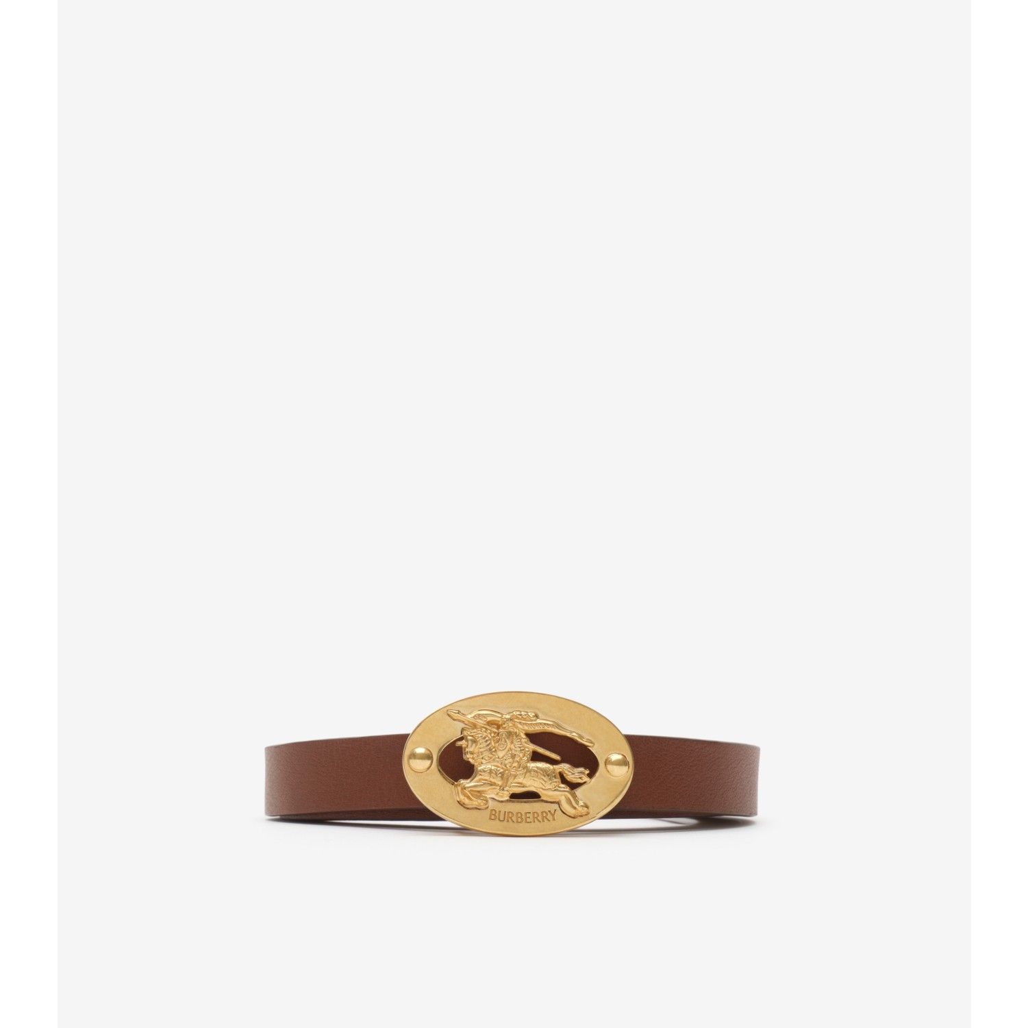 Cintura Check sottile reversibile con fibbia ovale