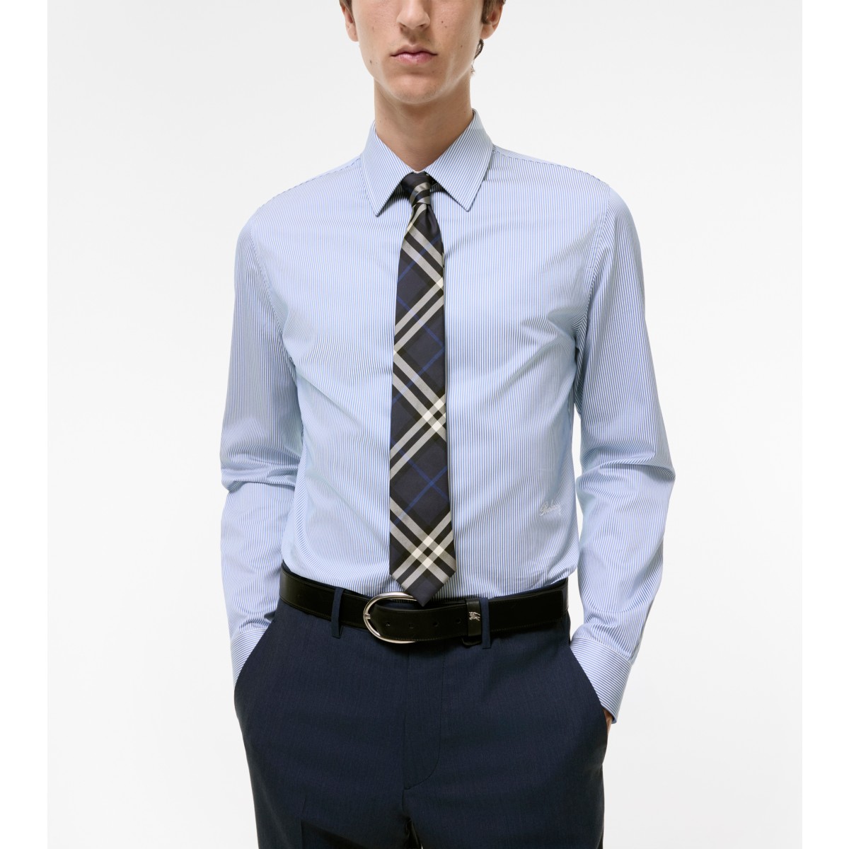  Check Silk Tie