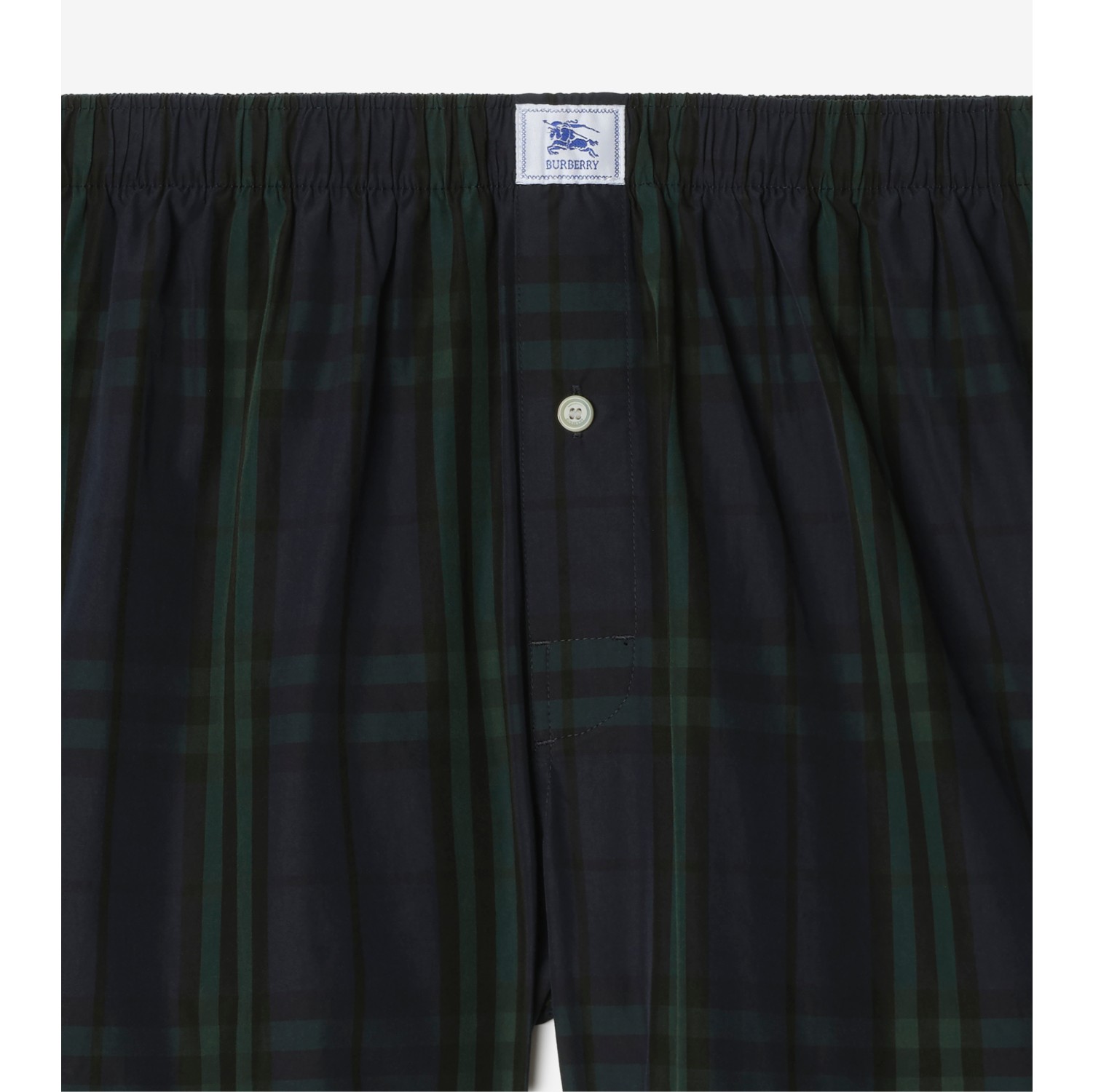 Check Cotton Boxer Shorts