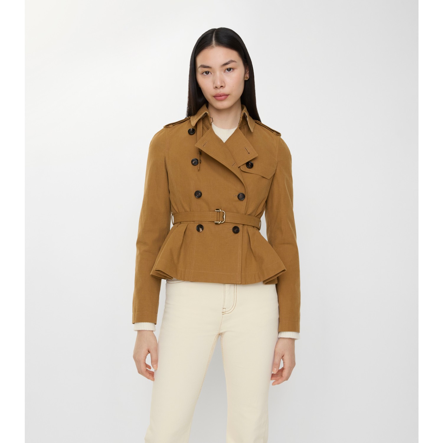 Cotton Isabella Trench Jacket