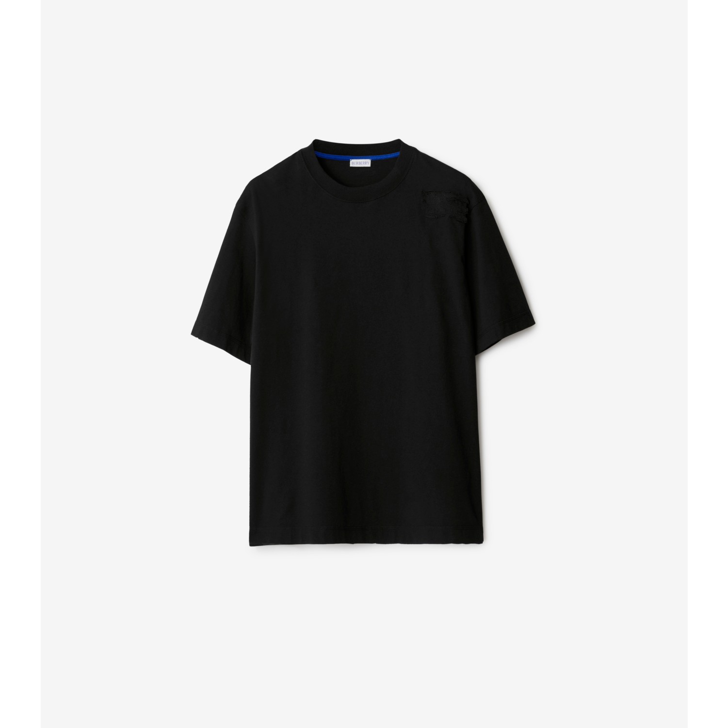 コットンTシャツ (ブラック) - メンズ, コットン | Burberry®公式サイト