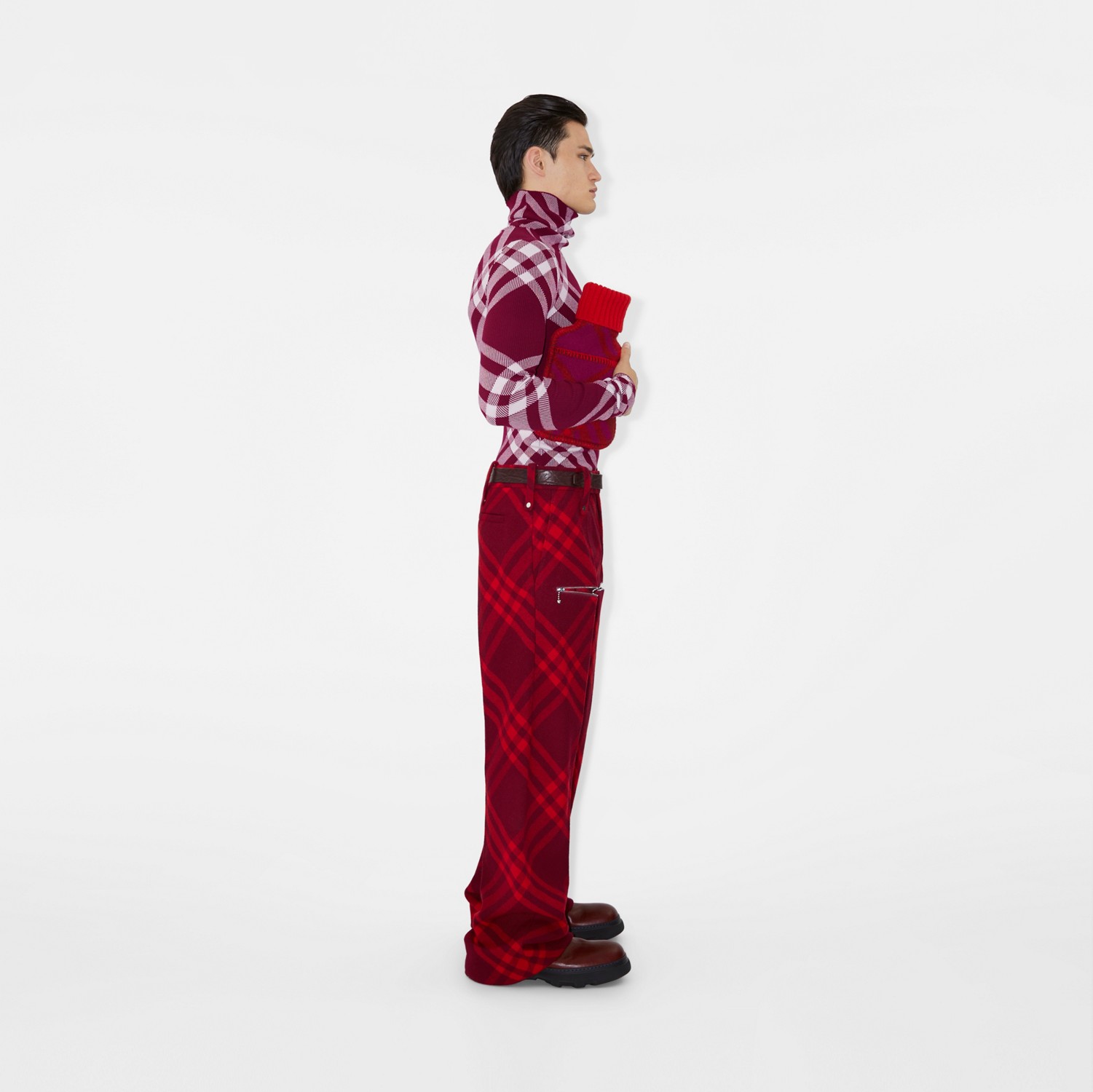Pantalon en laine Check (Ripple) - Homme | Site officiel Burberry®