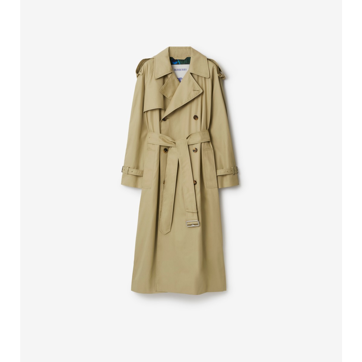 Burberry Highgrove Castleford Lapel Trench Coat In Hunter