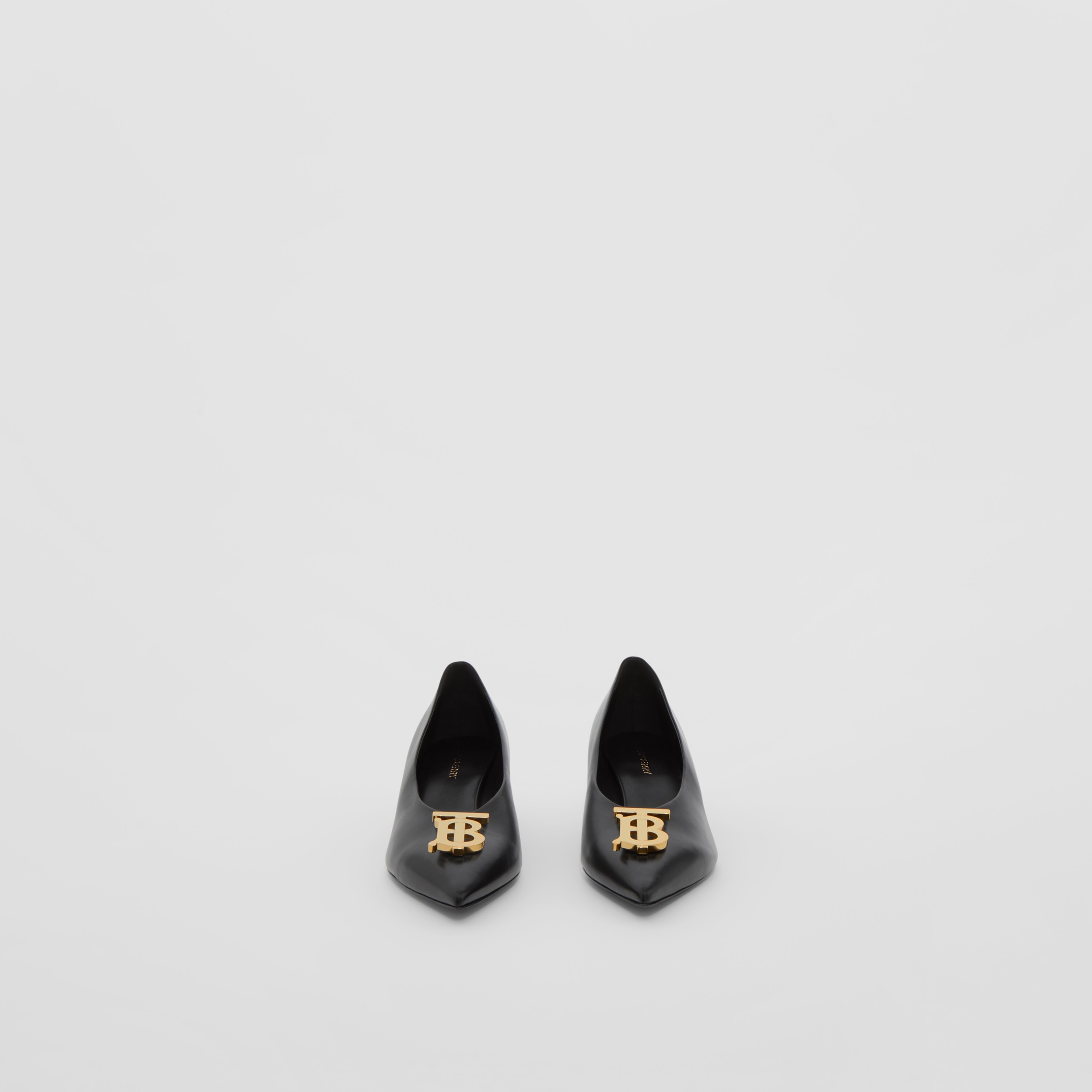 专属标识装饰尖头高跟鞋 (黑色) - 女士 | Burberry® 博柏利官网 - 4