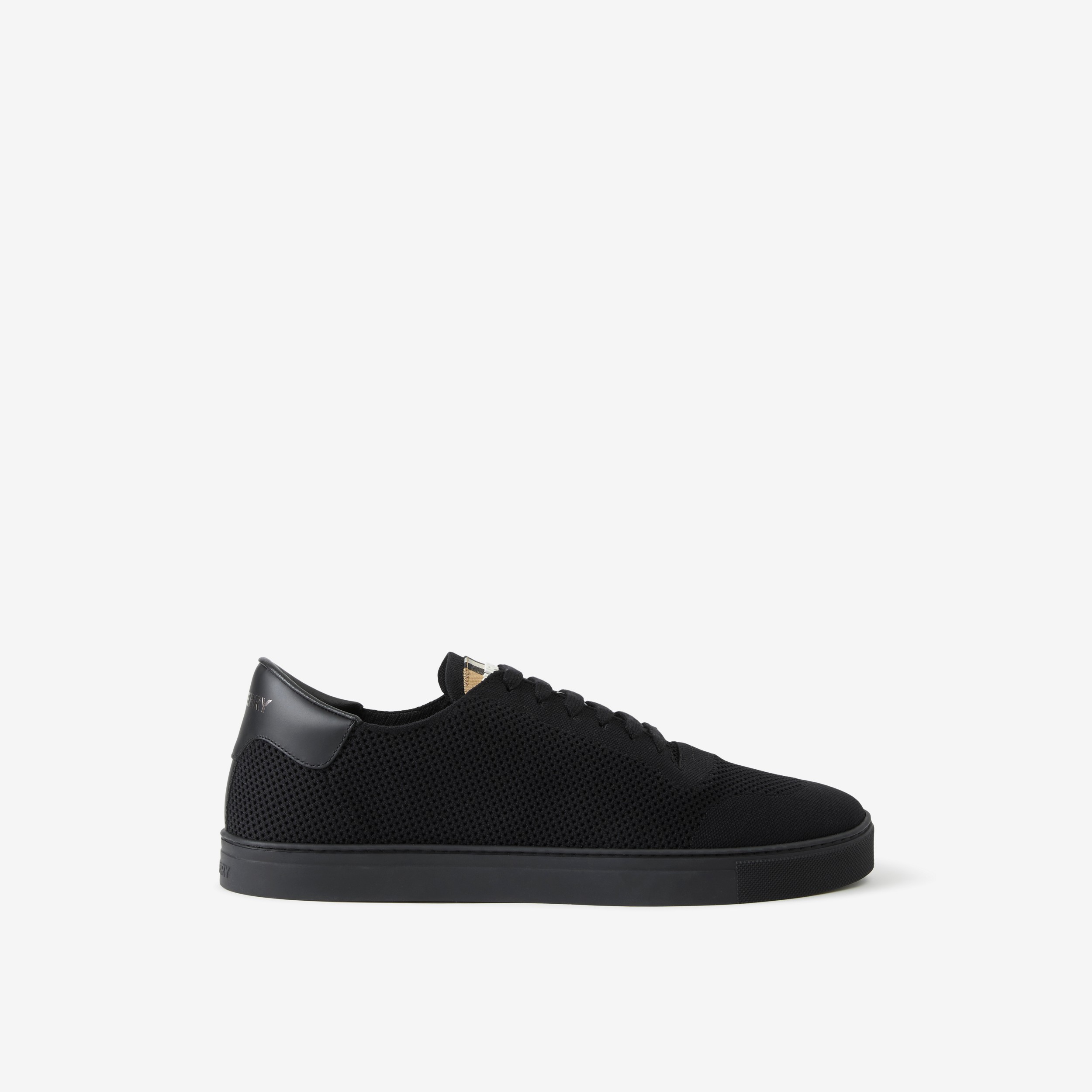 Sneakers en nylon, cuir et coton (Noir) - Homme | Site officiel Burberry® - 1