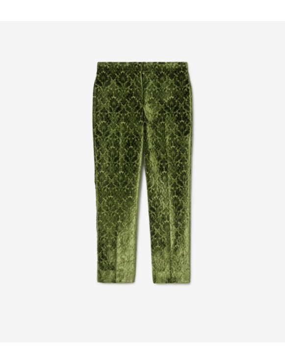 Baroque Velvet Tailored Trousers