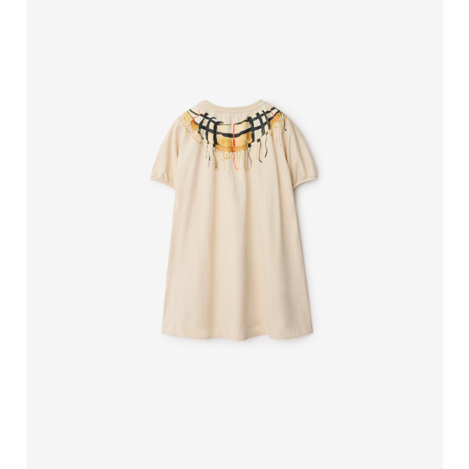 Robe en coton à imprimé écharpe