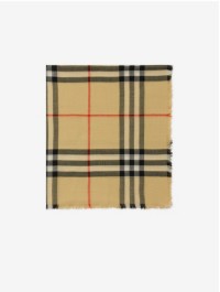 Cachecol leve em xadrez Burberry Check