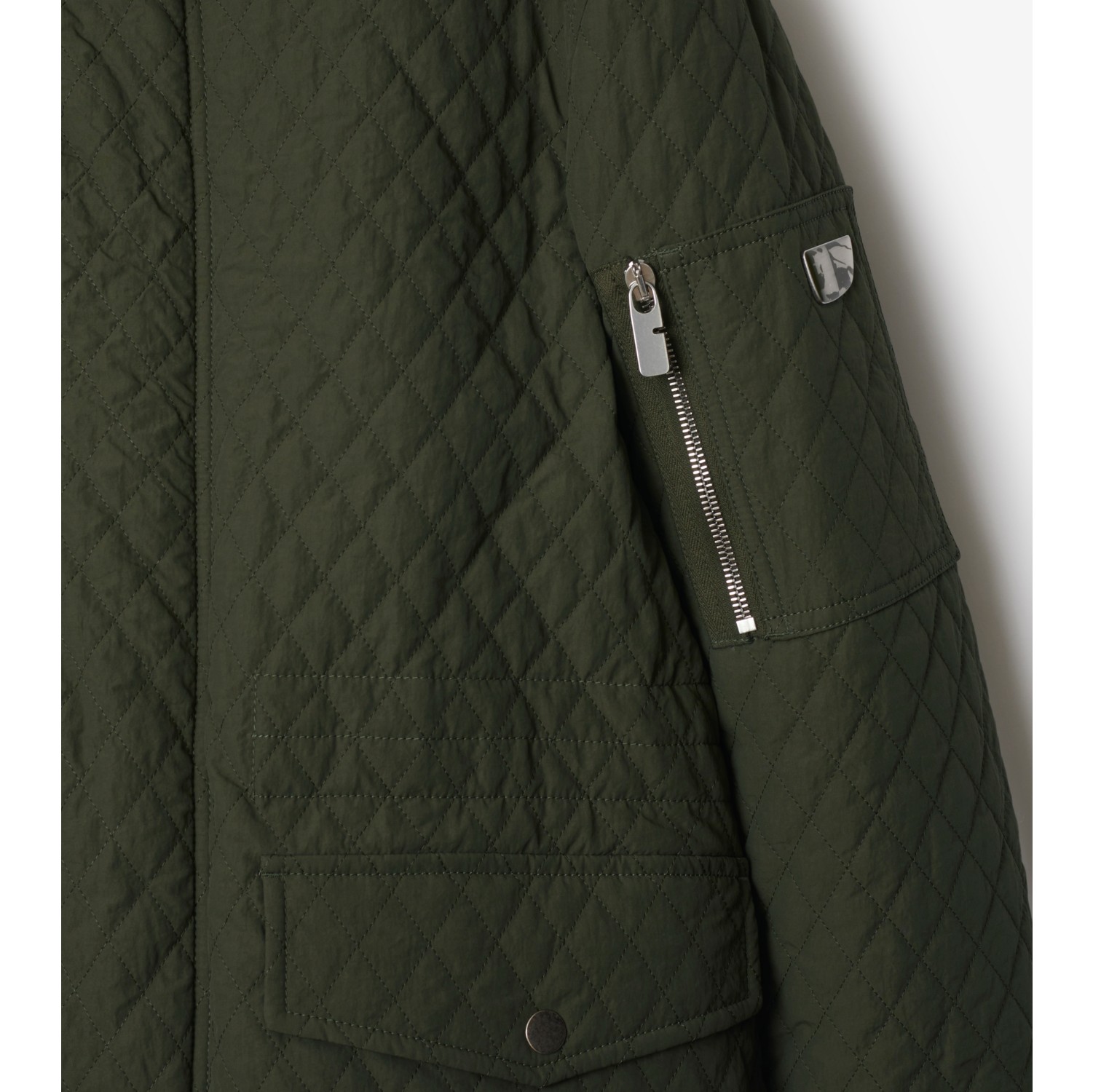 Quilted Cotton Blend Jacket