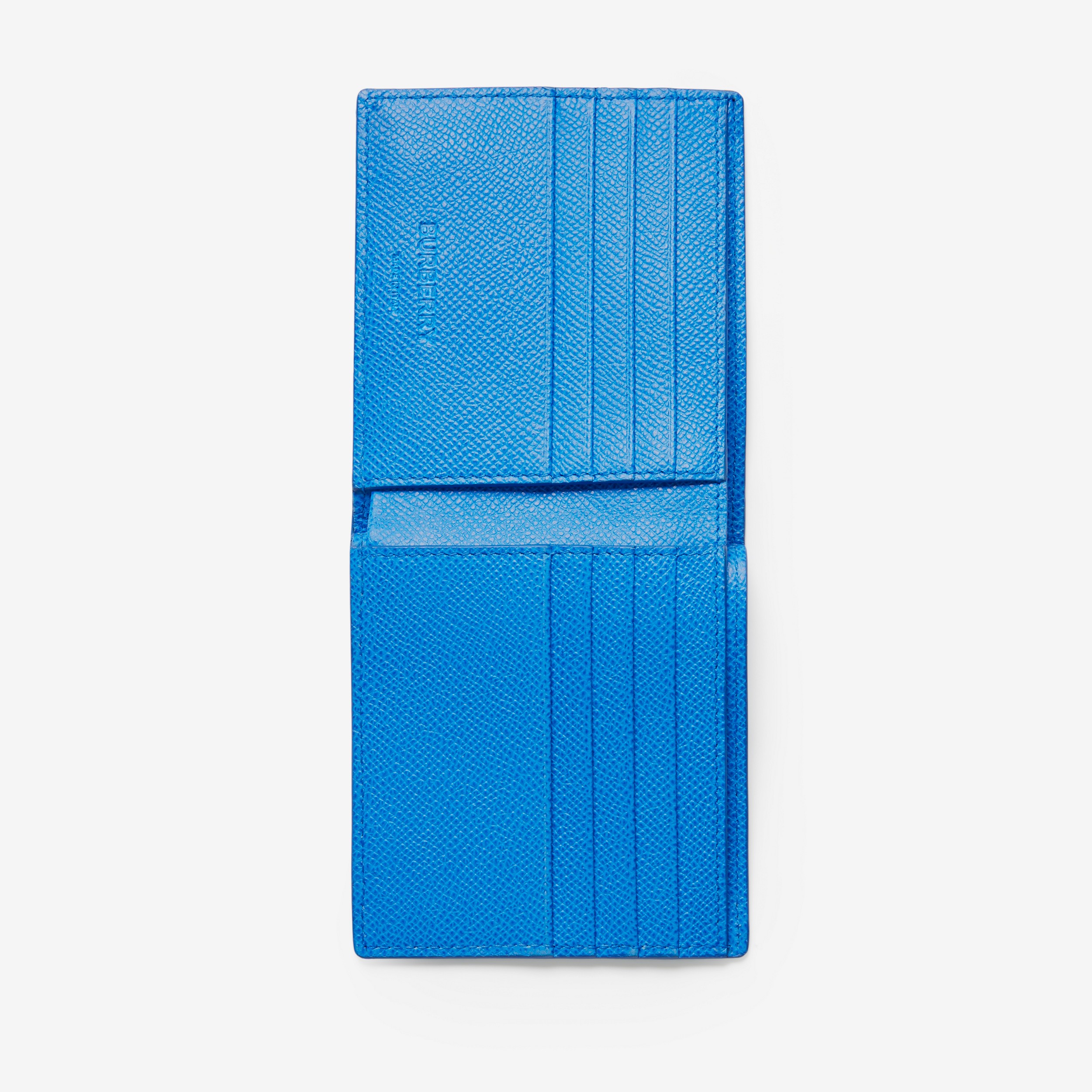 Carteira dobrável TB de couro granulado (Azul Vívido) - Homens | Burberry® oficial - 4