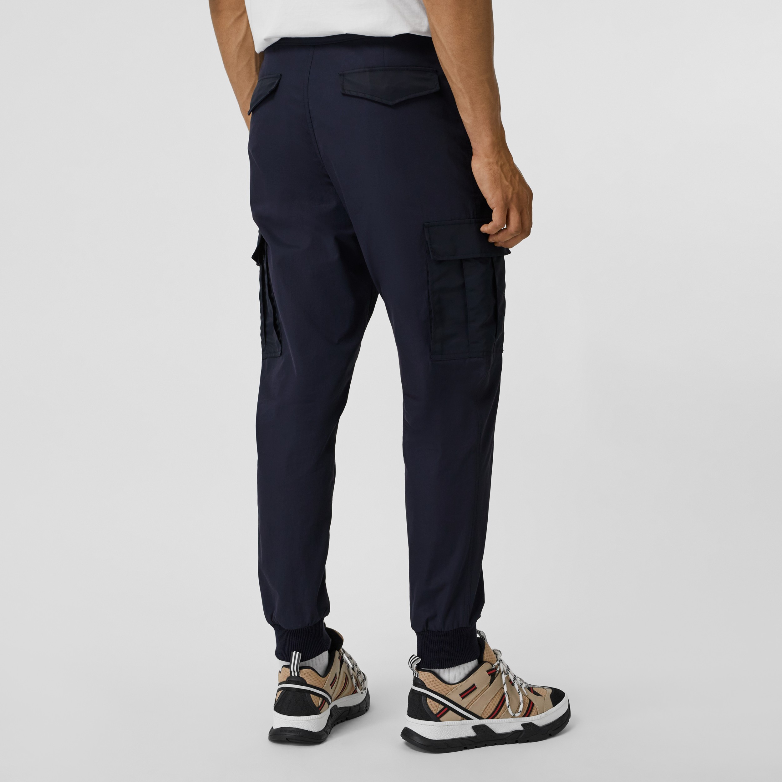 mens tapered cargo trousers