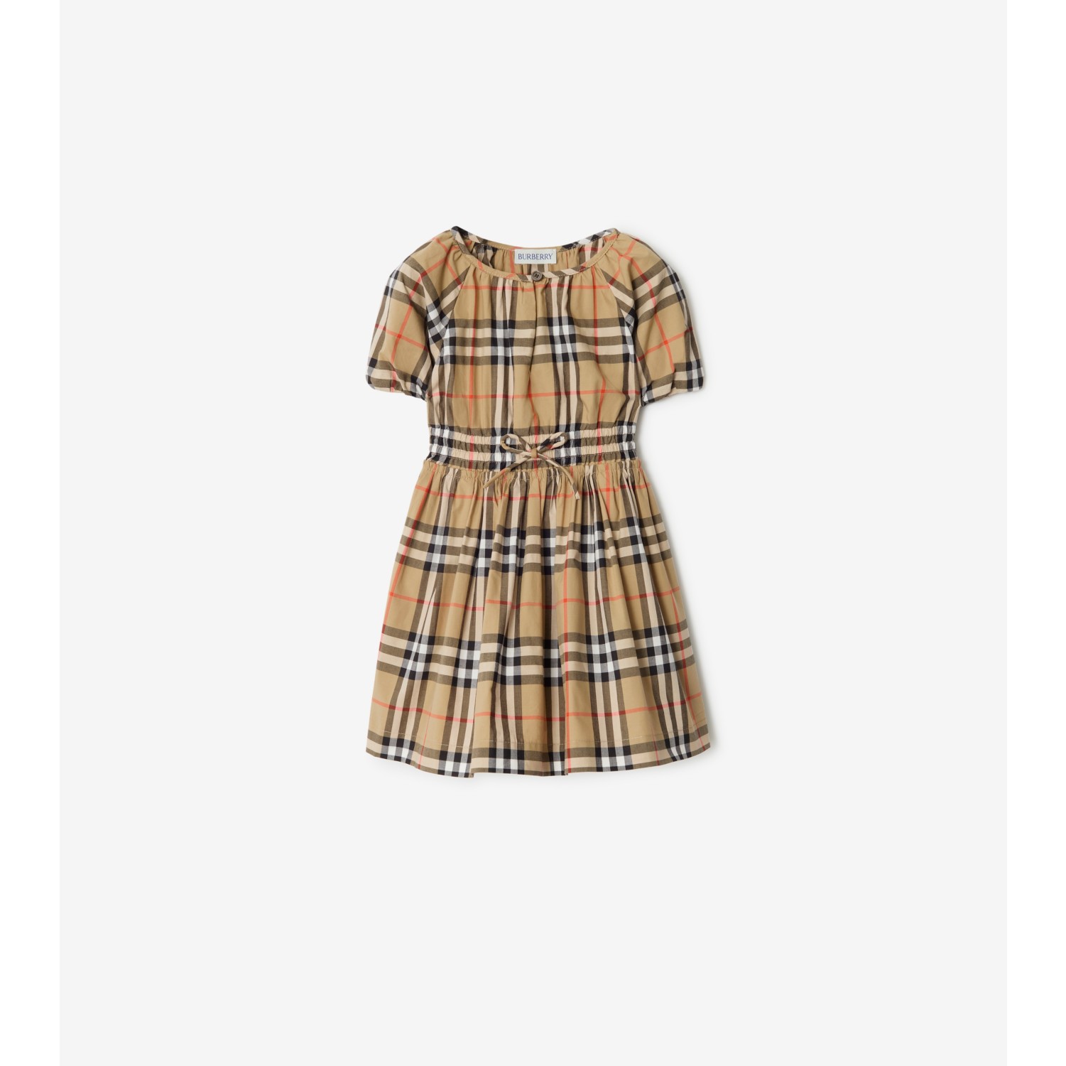 Baumwollkleid in Check