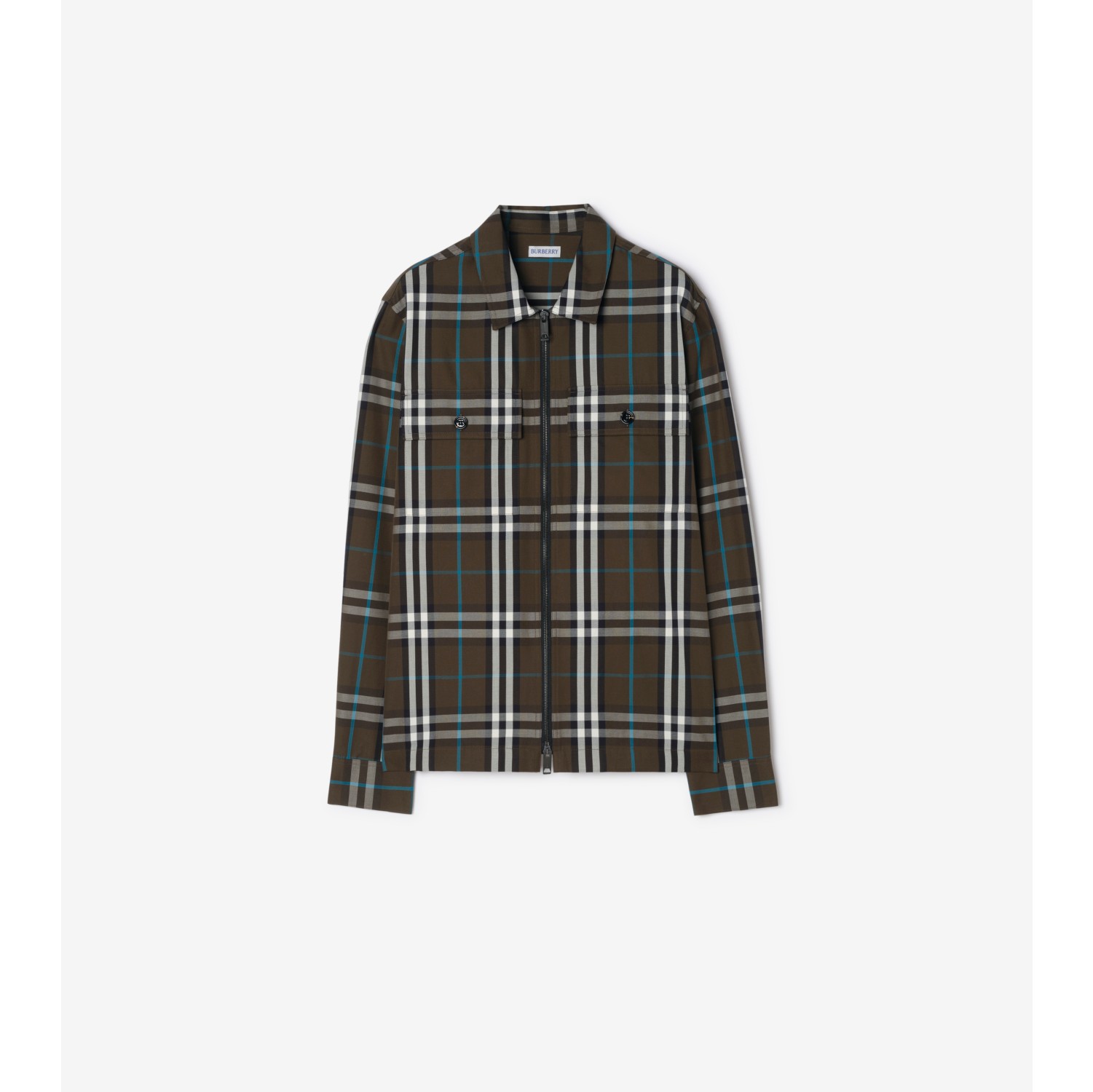 Check Cotton Overshirt